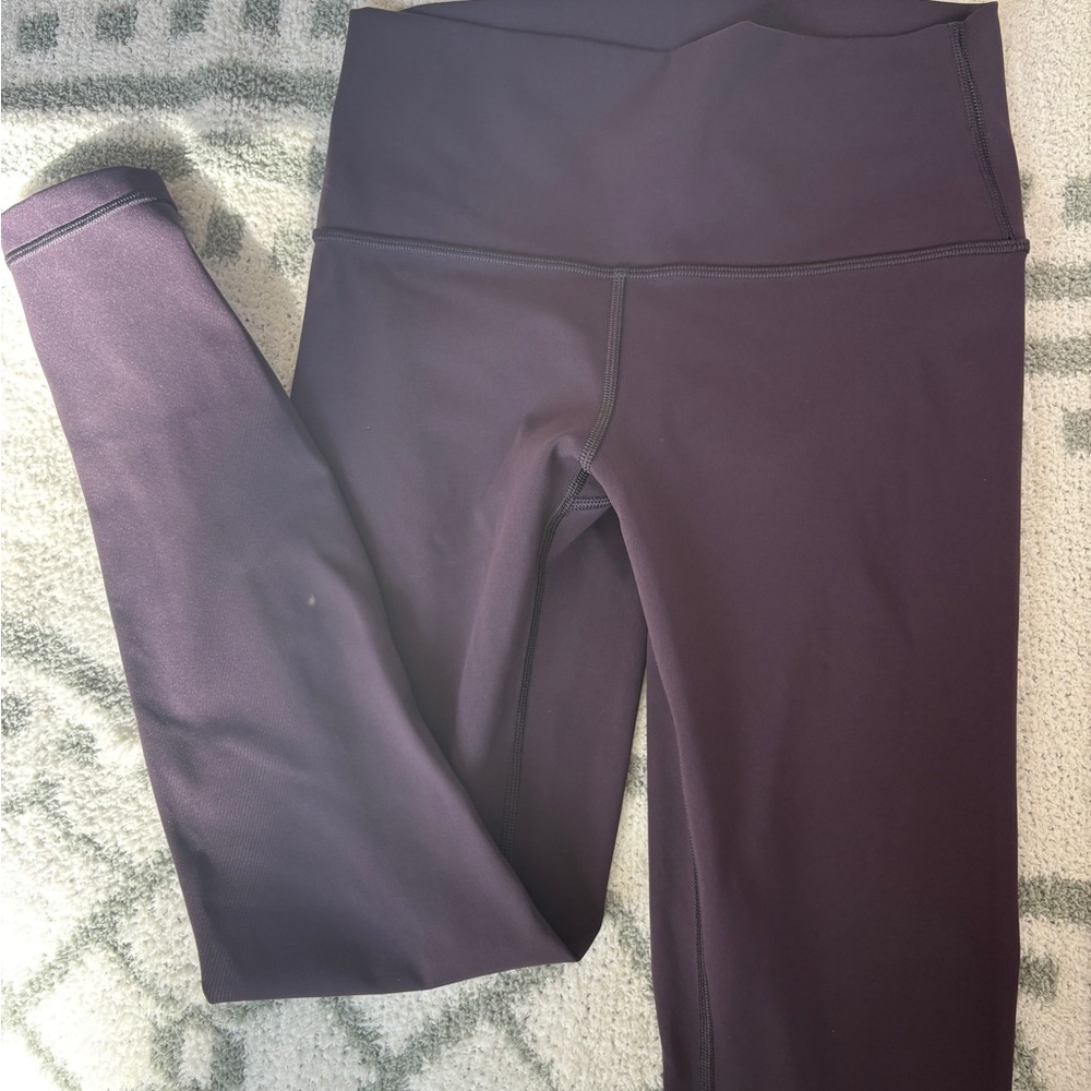 High-Waist Plum Active Leggings